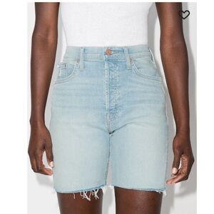 The Tripper frayed-edge denim shorts